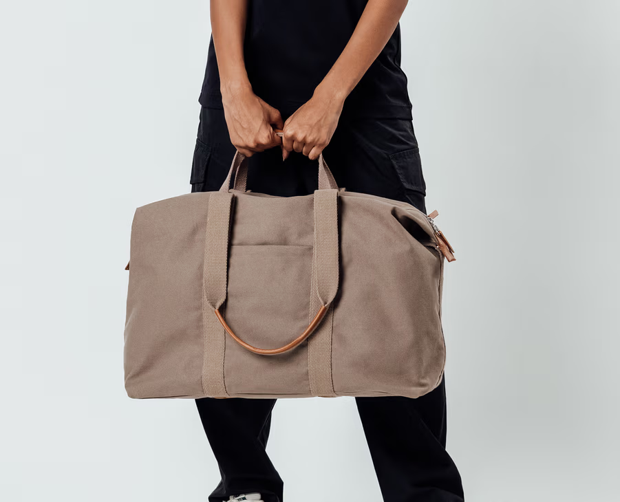 Field Duffle Bag(Beige,  Clove,  Forest Green , Green , Mint , Mustard,  Navy,  Red)