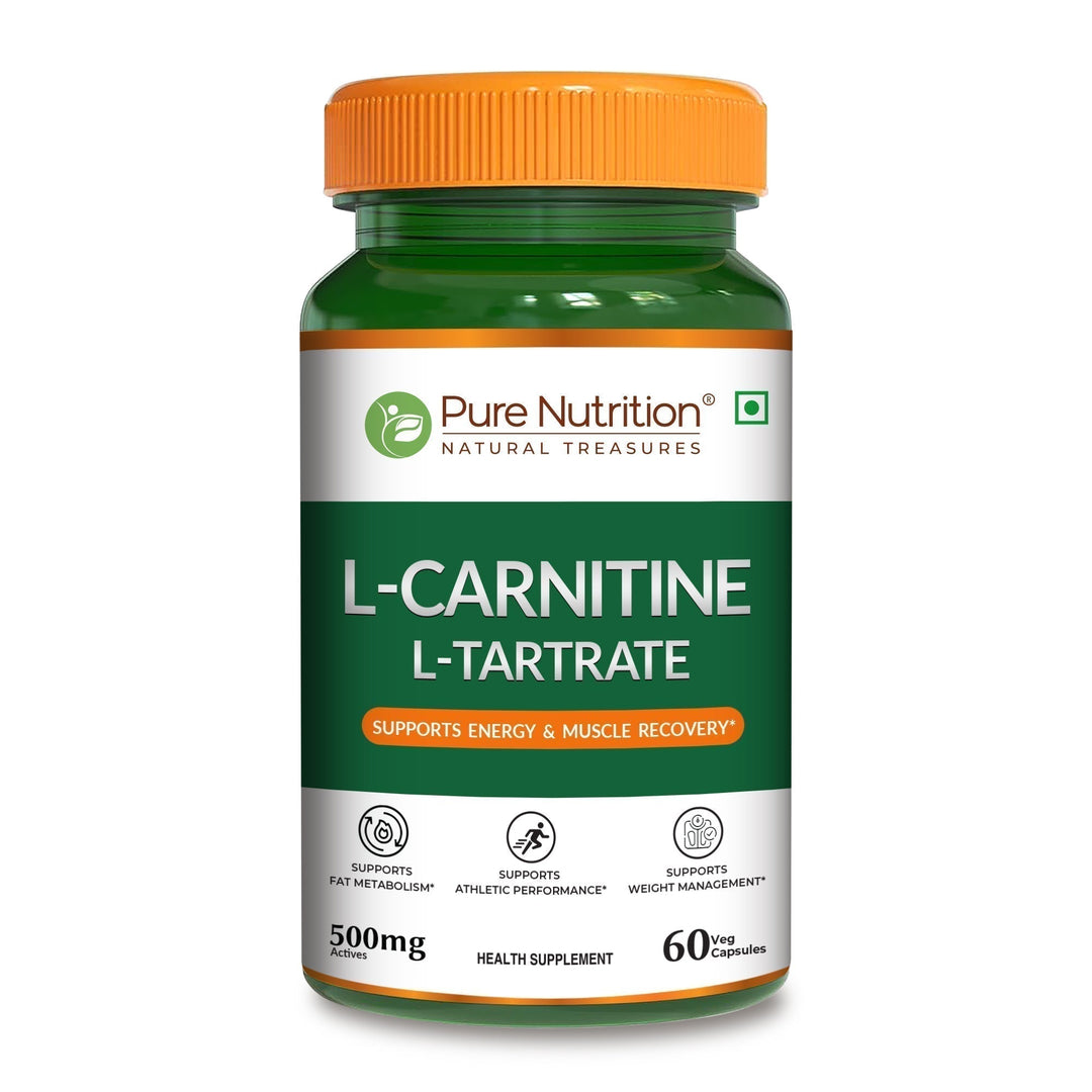 L-Carnitine L-Tartrate 500mg Veg Capsules  Fat Metabolism & Energy