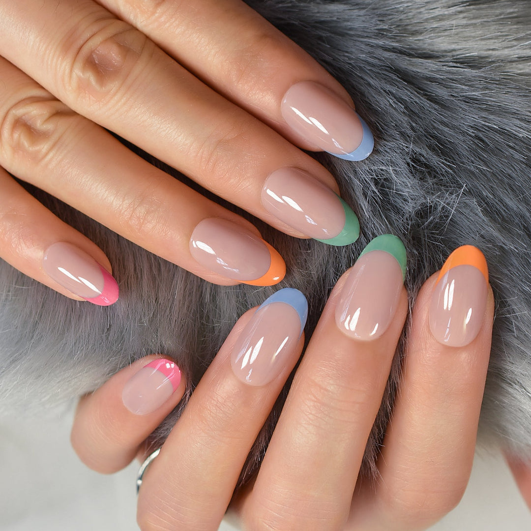 Spring | Medium Round, Press on Nails