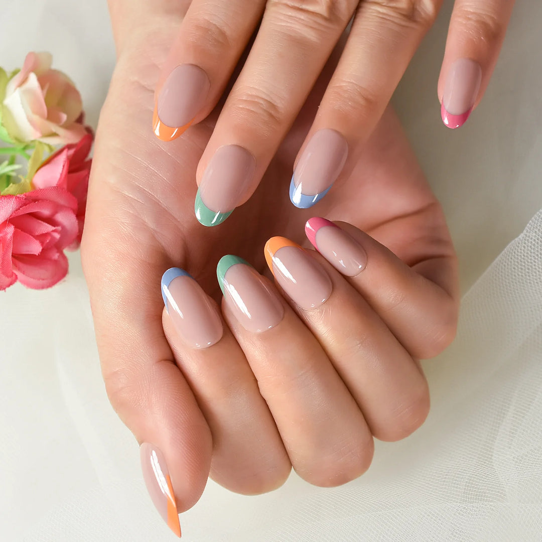 Gush Beauty Spring | Medium Round, Press on Nails