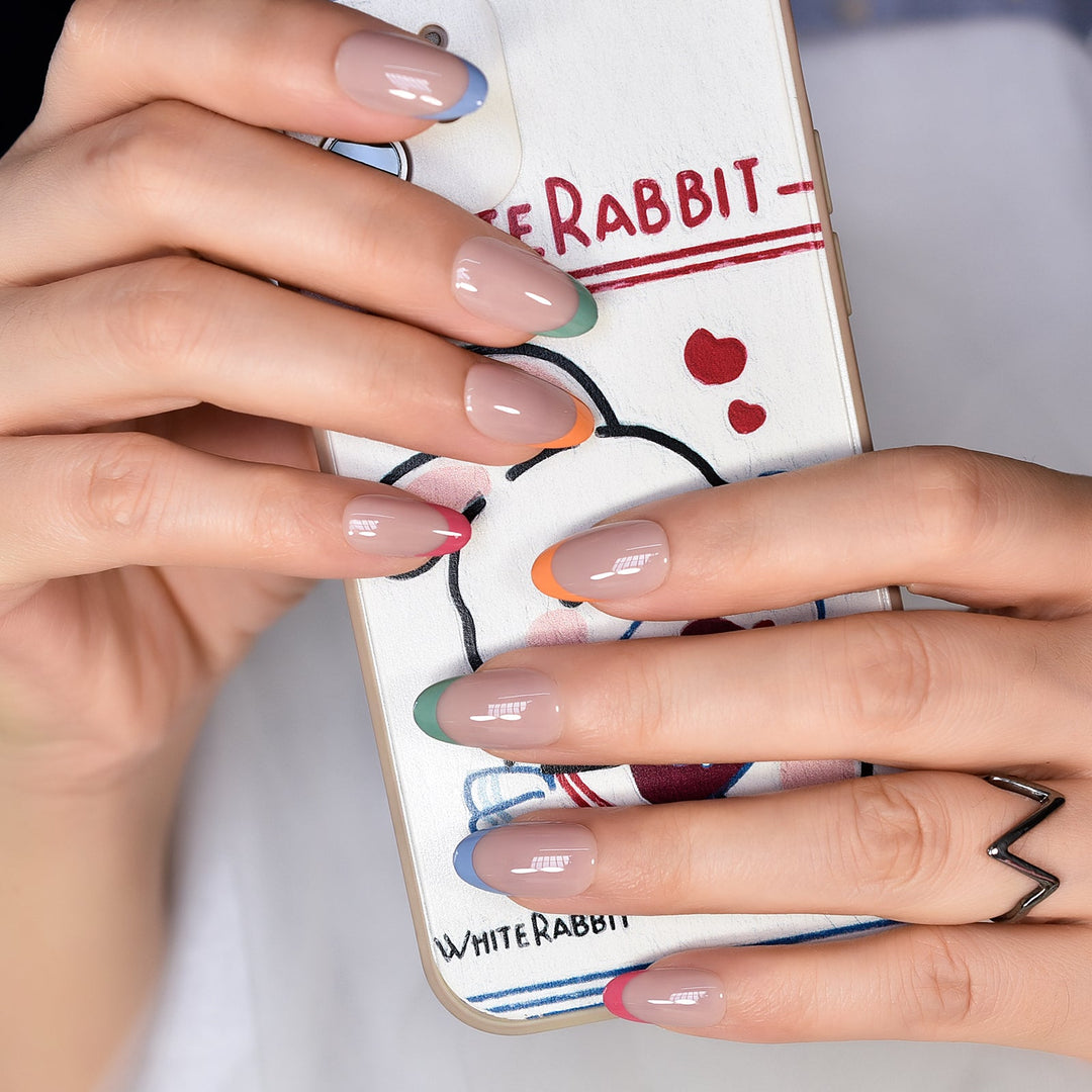 Spring | Medium Round, Press on Nails