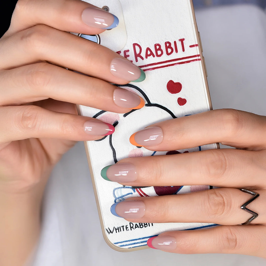 Gush Beauty Spring | Medium Round, Press on Nails