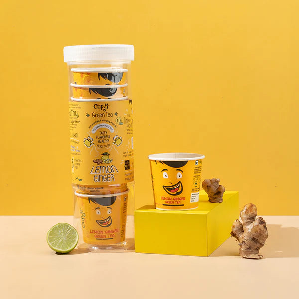 Cupji Bestseller Trio Combo – Kokam, Lemon Ginger & Kahwa (30 Cups)