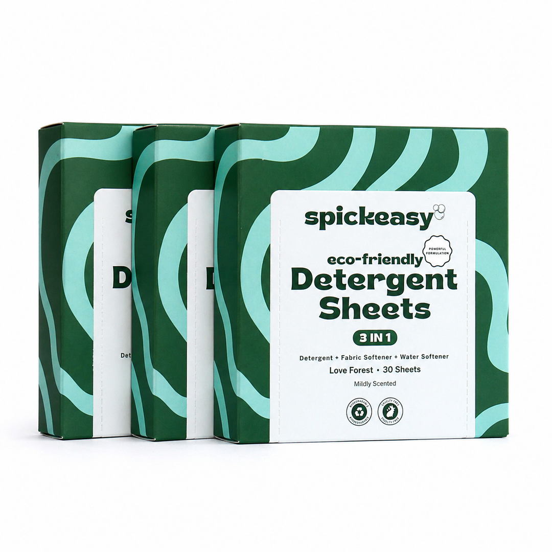 Spickeasy 3 in 1 Detergent Sheets - Love Forest - 30 Sheets