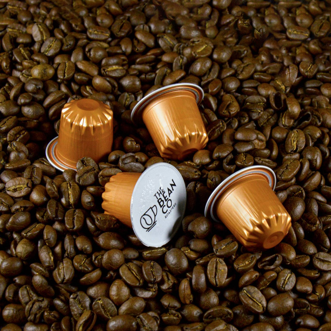 The Bean Co Roasters Forte Aluminium Coffee Capsules | Intensity 9 | Bold & Full-Bodied | Medium - Dark Roast | 100% Premium Arabica