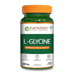Pure Nutrition L-Glycine | 500 mg | 120 Veg Capsules