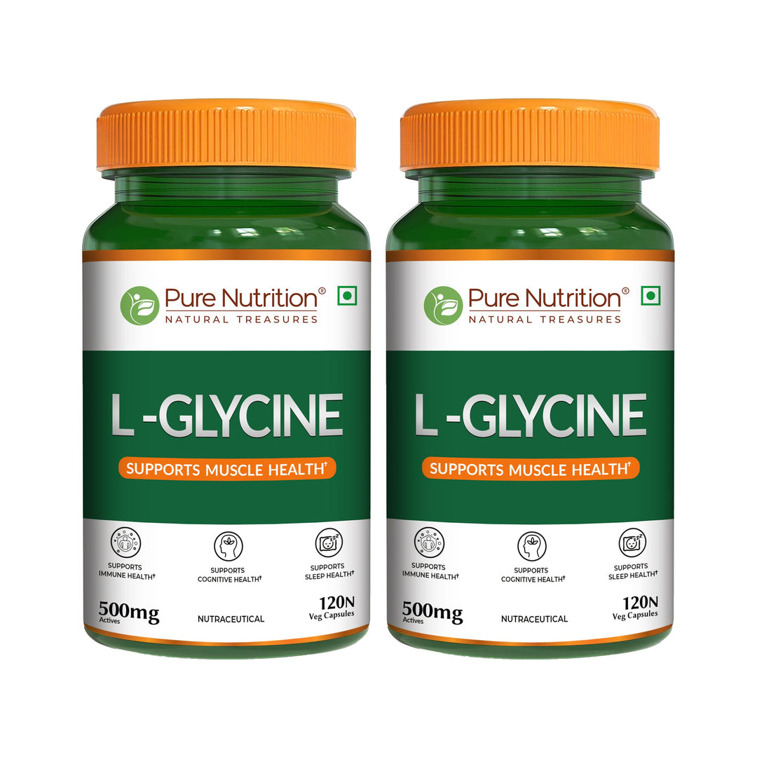Pure Nutrition L-Glycine | 500 mg | 120 Veg Capsules