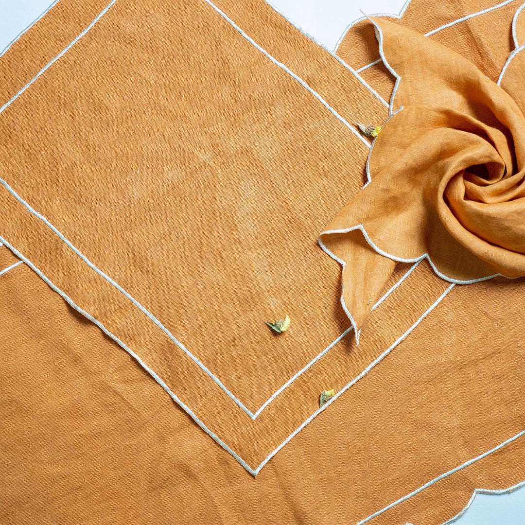 Pravaah Lakeer - embroidered placemats