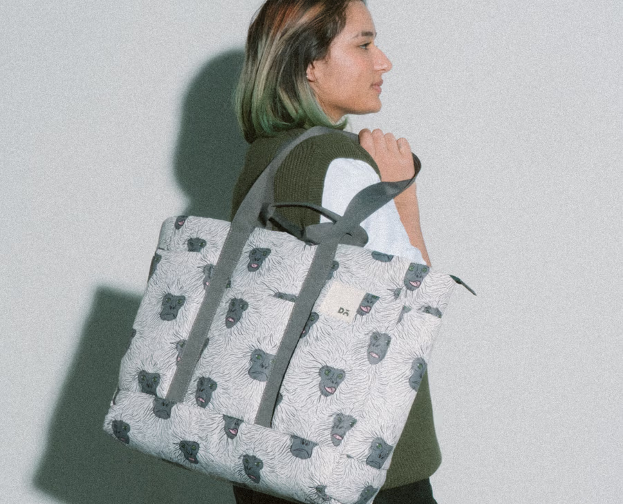 Idyll Tote( Blue,Green,White)