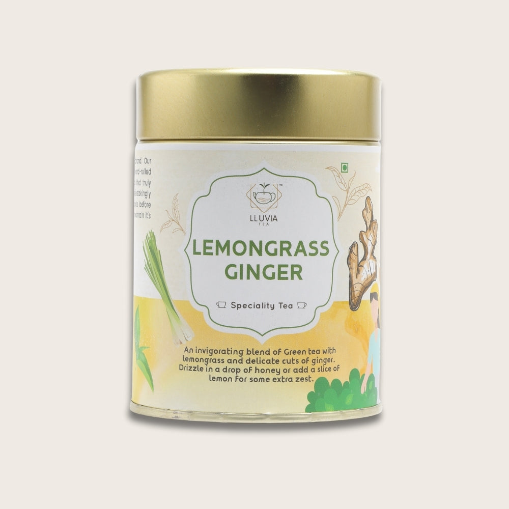 Lluvia Tea Lemongrass Ginger| Relieve Anxiety &  Detox| 50g