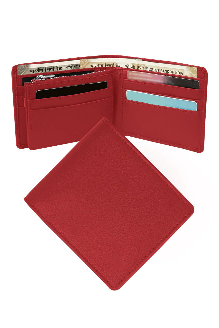 Leonardo Vegan Leather Men Bifold Wallet