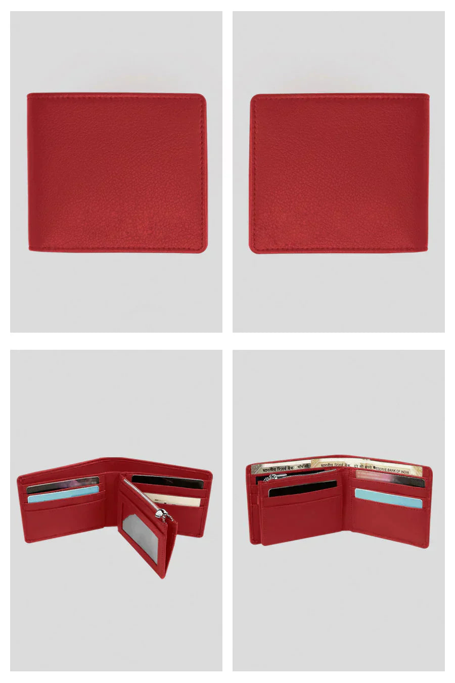 Leonardo Vegan Leather Men Bifold Wallet