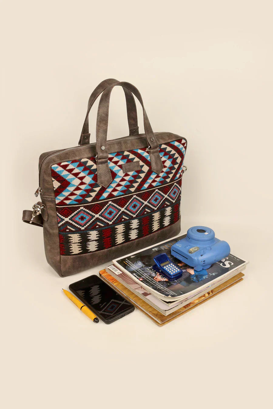 The House Of Gages Ross Handloom 15 Inch Laptop Bag