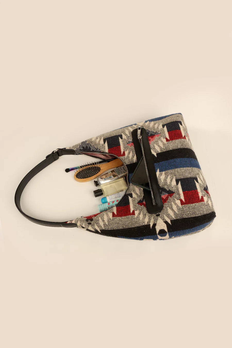 Katie Medium Handloom Shoulder Bag