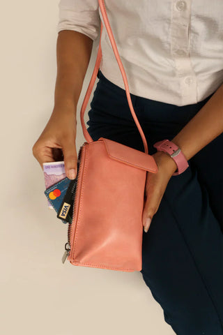 The House of Ganges - Grace Vegan Leather Mobile Sling