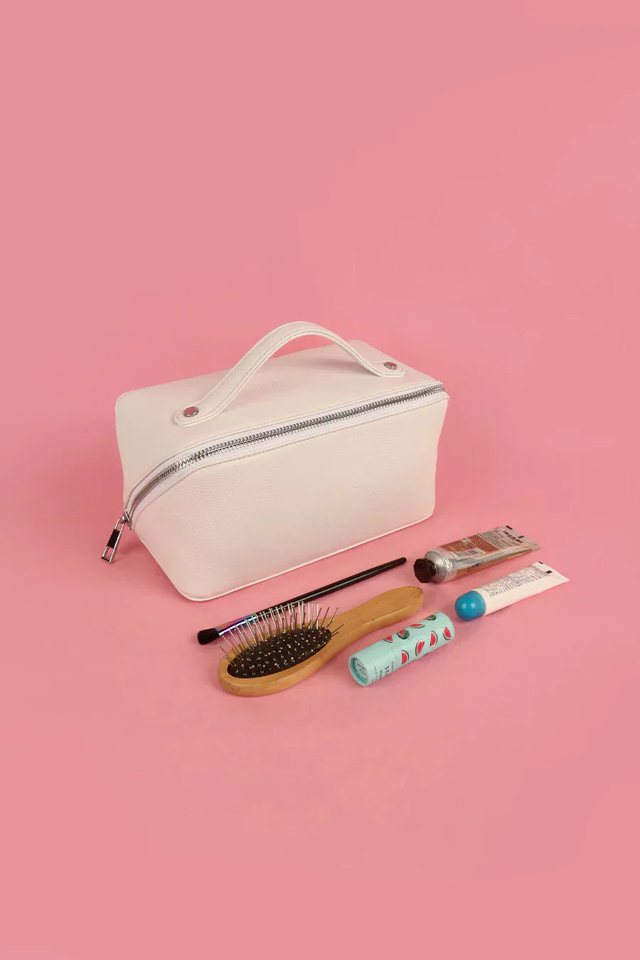 Emi Vegan Leather Toiletry Pouch