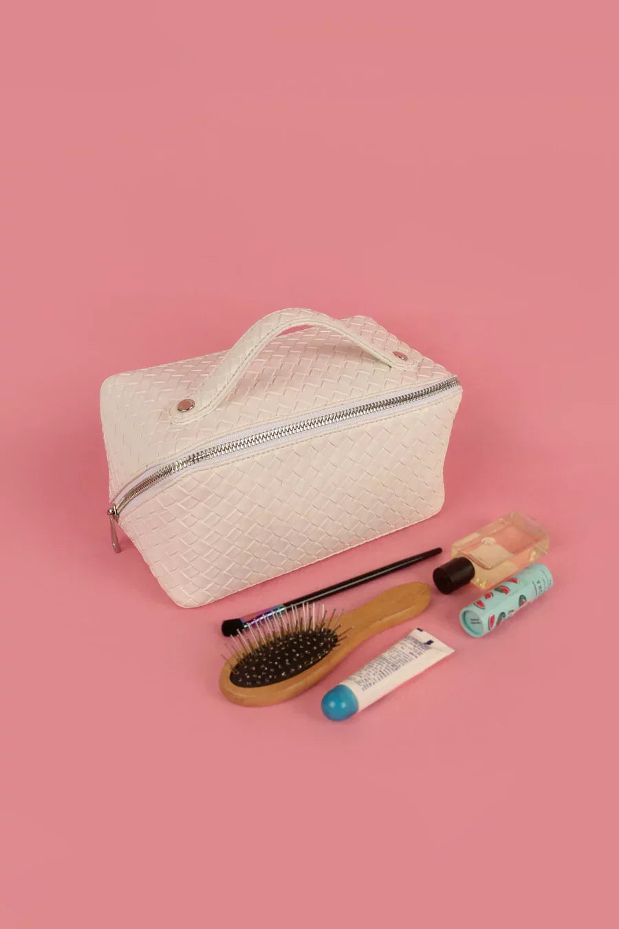 Emi Vegan Leather Toiletry Pouch