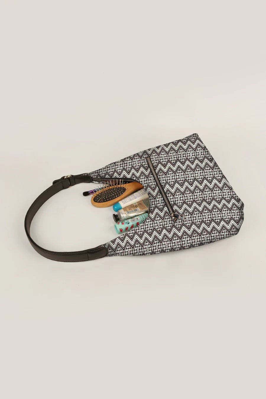 Katie Medium Handloom Shoulder Bag