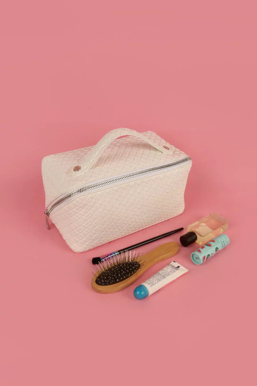 Emi Vegan Leather Toiletry Pouch