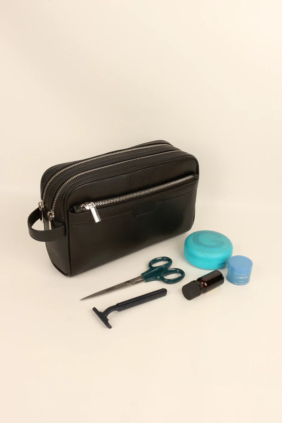 The House of Ganges - The Vegan Leather Travel Toiletry Pouch