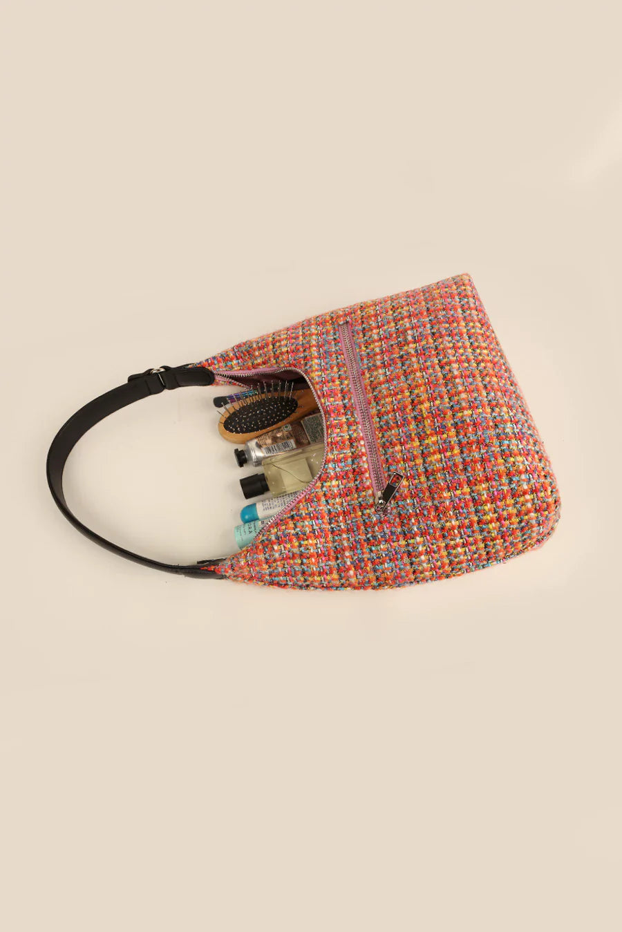 Katie Medium Handloom Shoulder Bag