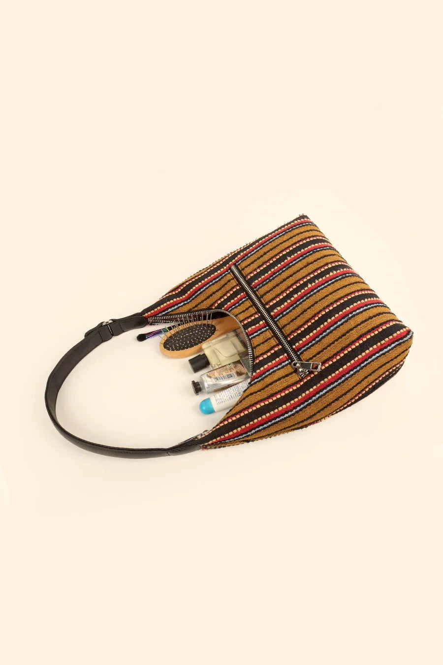 Katie Medium Handloom Shoulder Bag
