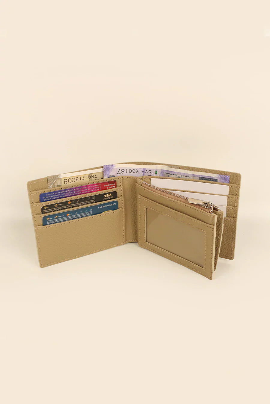 Leonardo Vegan Leather Men Bifold Wallet