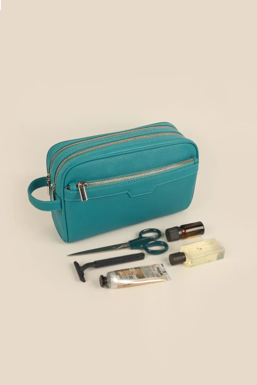 The House of Ganges - The Vegan Leather Travel Toiletry Pouch