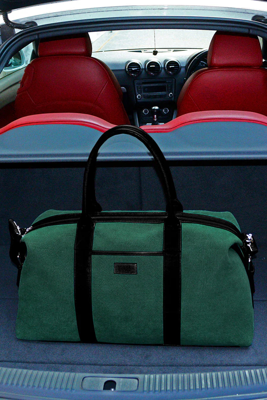 The House of Ganges - Joey Large Vegan Leather Duffle Bag For Men