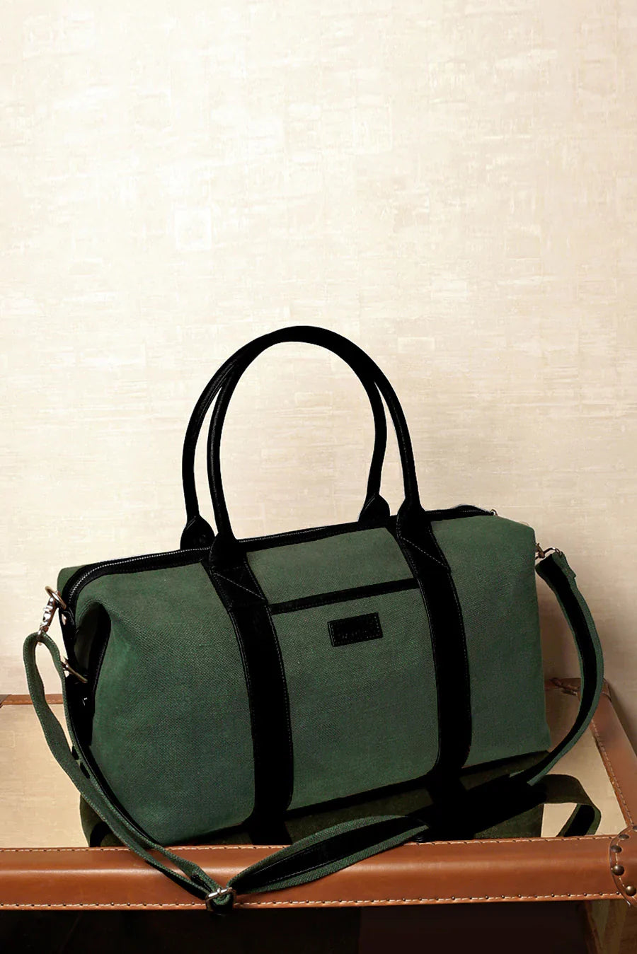 The House of Ganges - Joey Large Vegan Leather Duffle Bag For Men