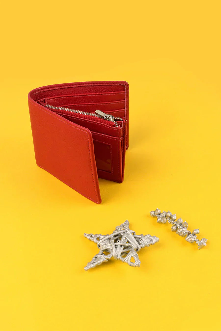 Leonardo Vegan Leather Men Bifold Wallet