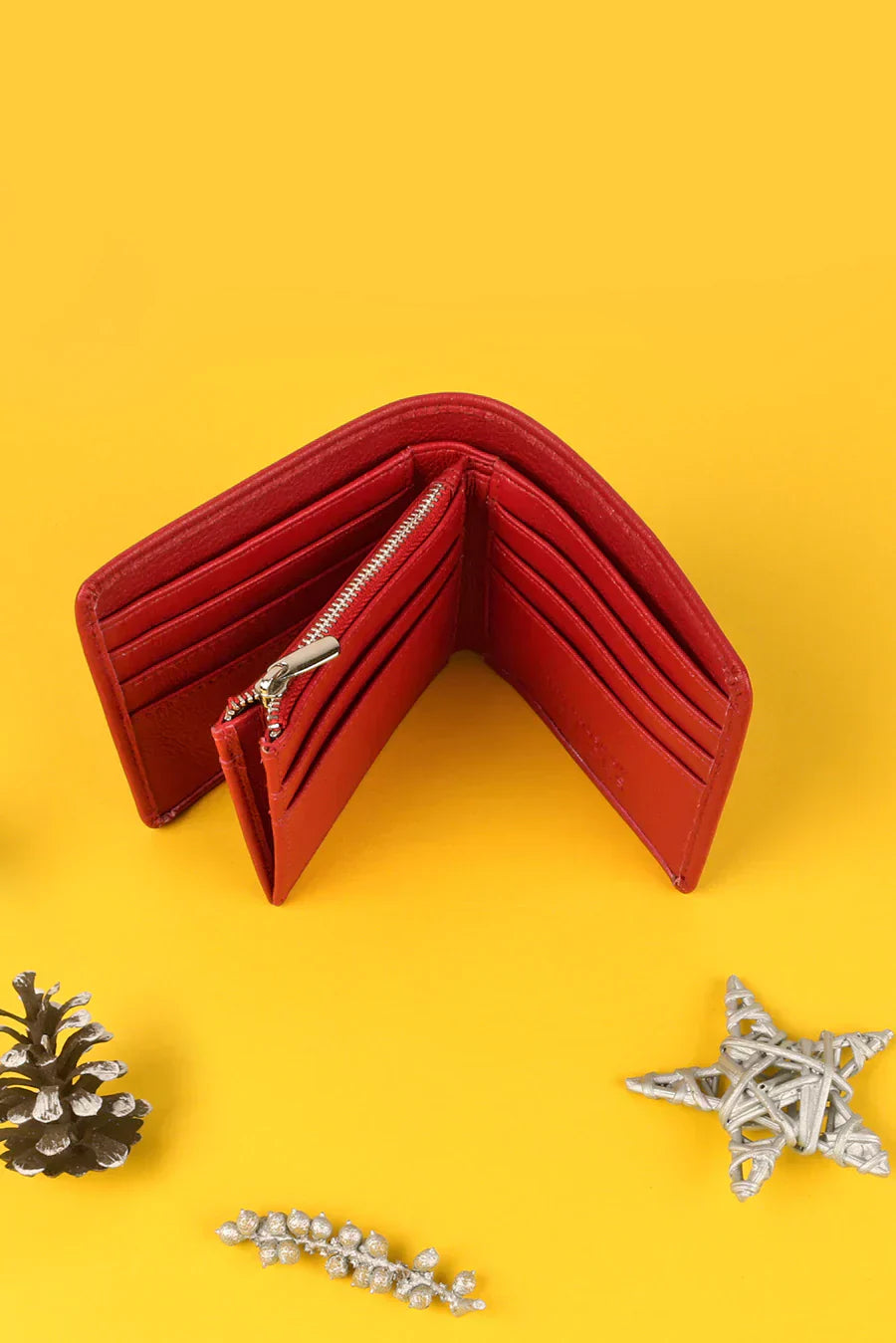 Leonardo Vegan Leather Men Bifold Wallet