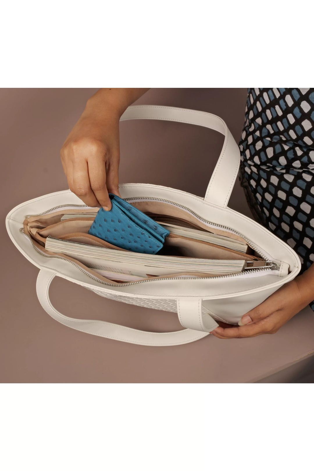 June Vegan Leather Tote Bag