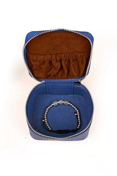 Vegan Leather Jewellery Case Sqaure