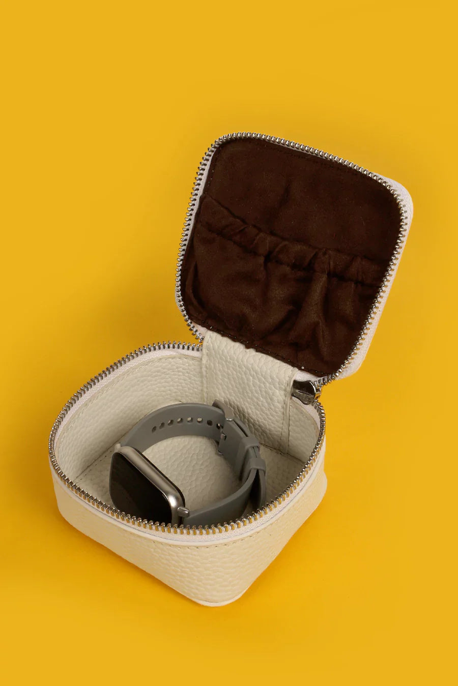 The House of Ganges - Vegan Leather Jewellery Case Sqaure