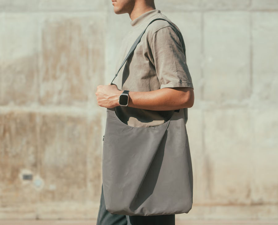 Ray Tote Bag(Dark Grey,Light Grey)