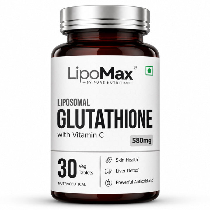 LipoMax Liposomal Glutathione with Vitamin C Skin Radiance & Antioxidant