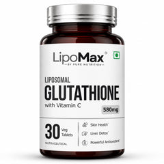 LipoMax Liposomal Glutathione with Vitamin C Skin Radiance & Antioxidant