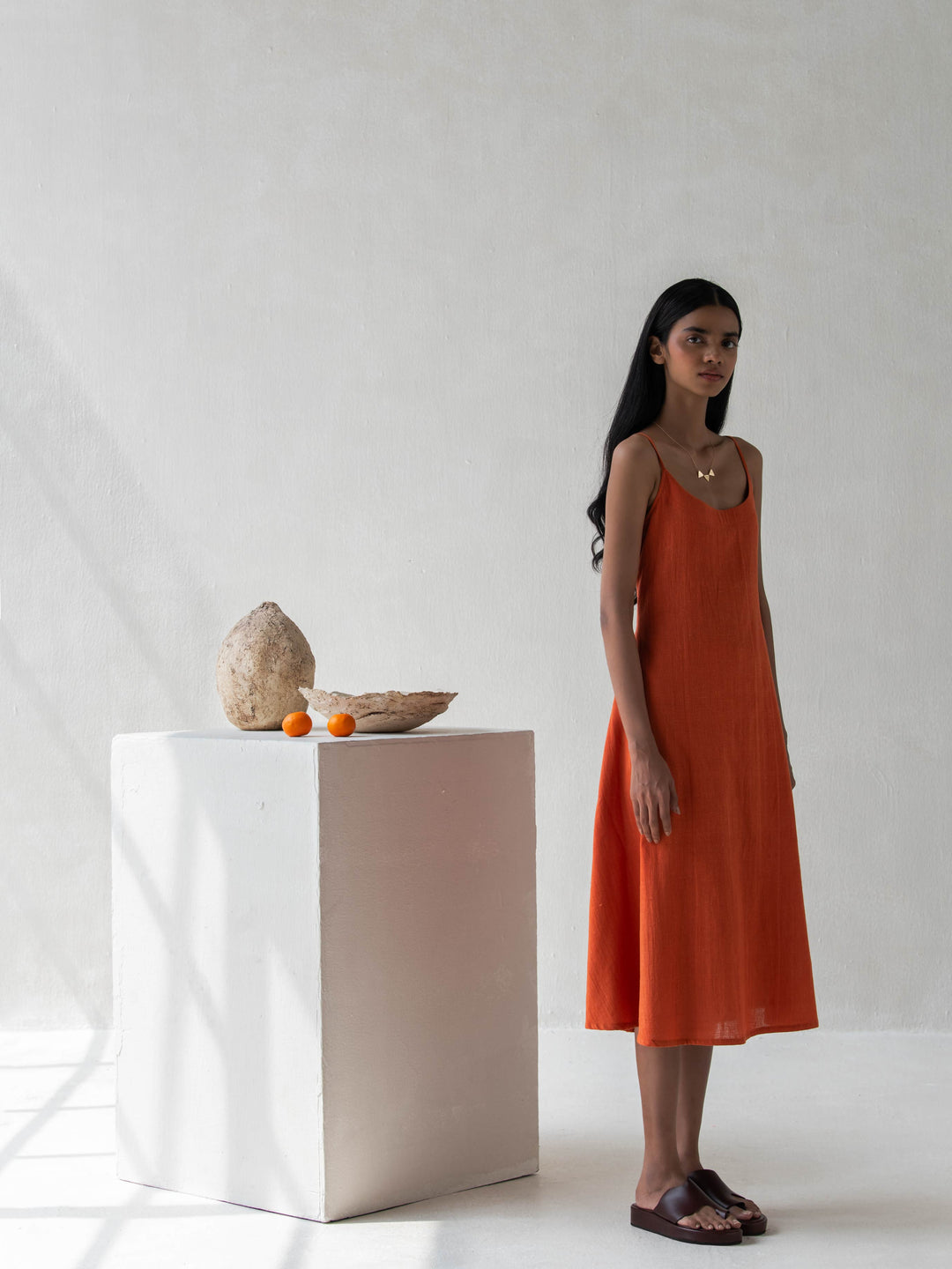 Dhwani Choksi Spaghetti Sleeve Aline Dress