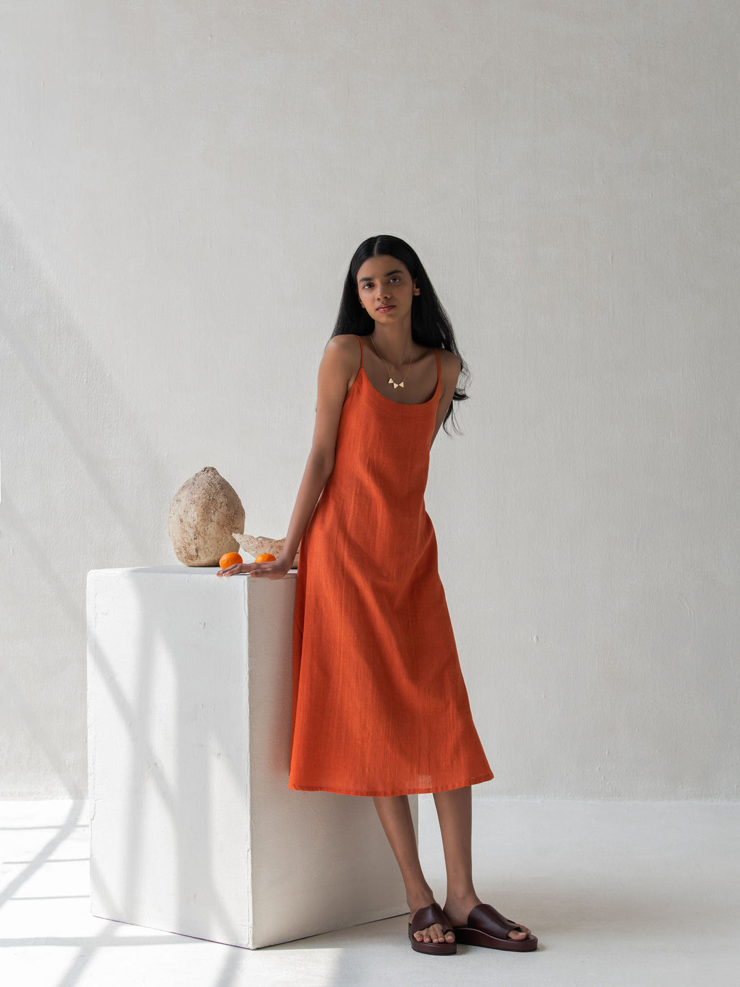 Dhwani Choksi Spaghetti Sleeve Aline Dress