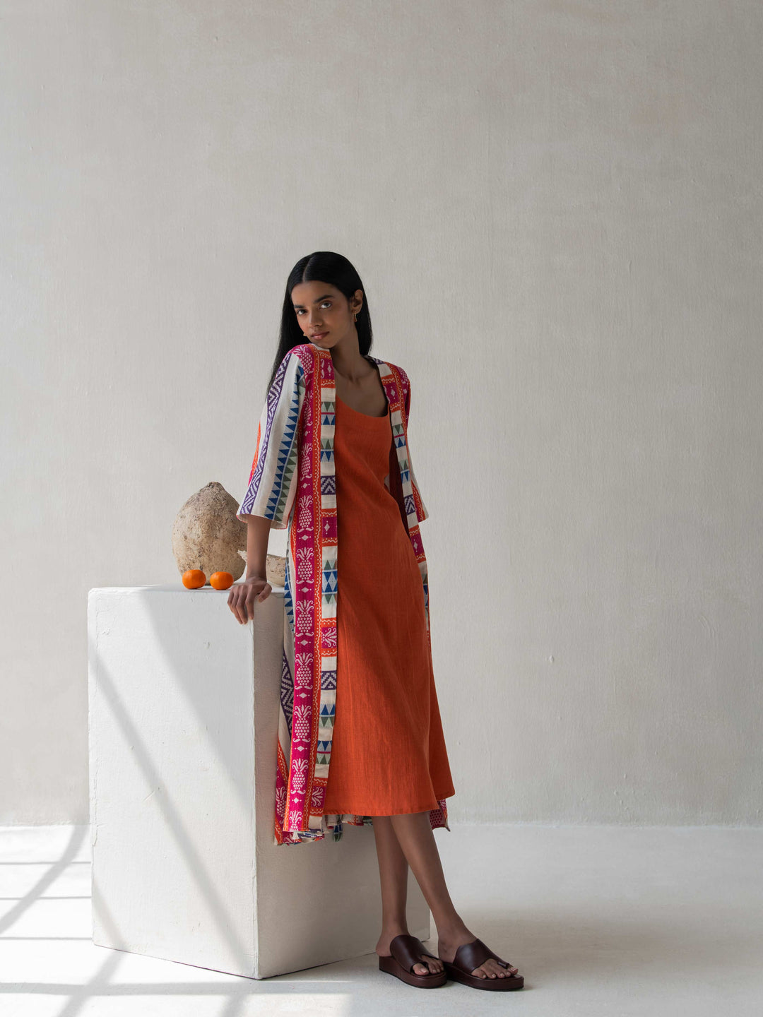 Dhwani Choksi Spaghetti Sleeve Aline Dress