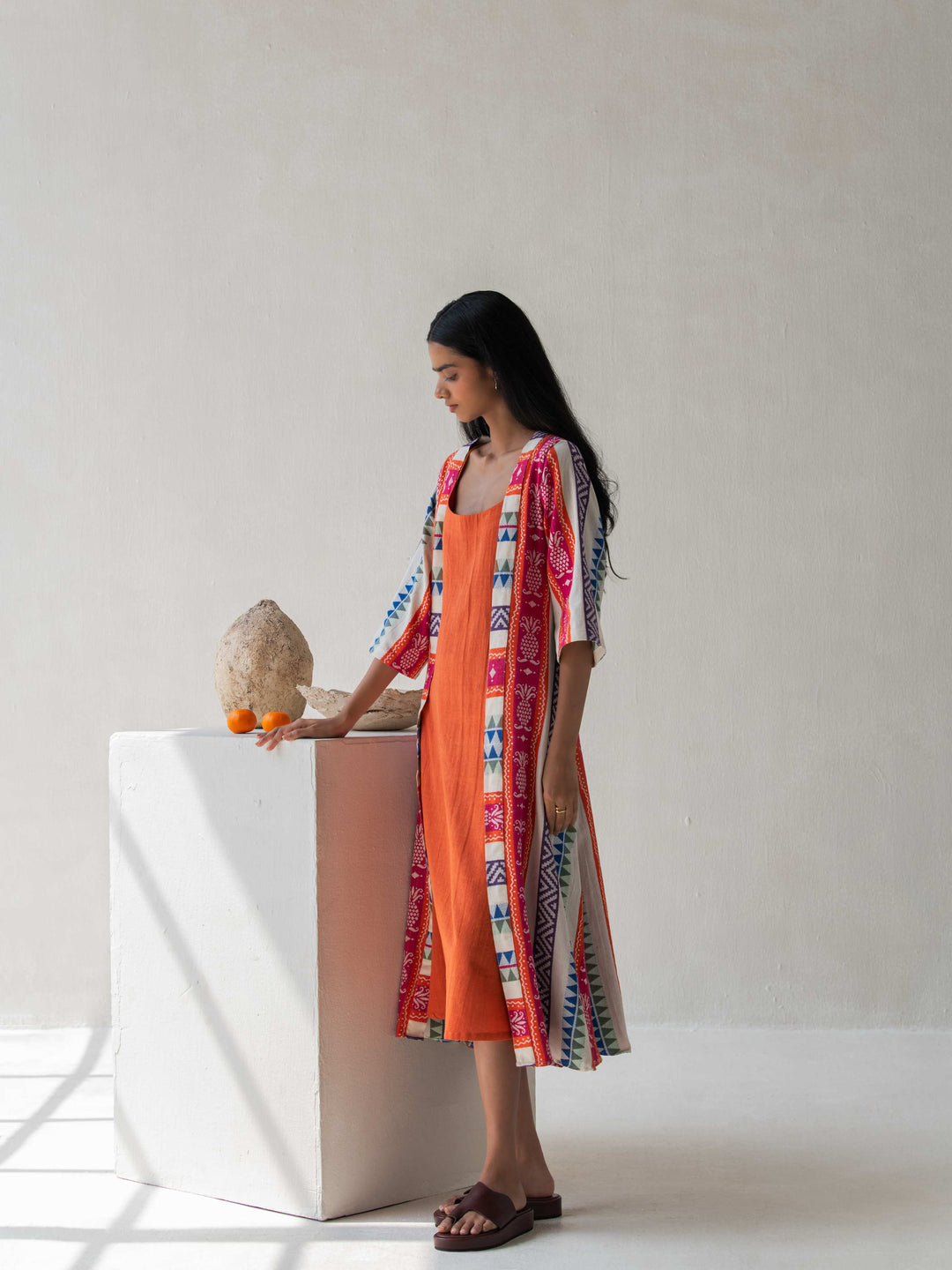 Dhwani Choksi Spaghetti Sleeve Aline Dress