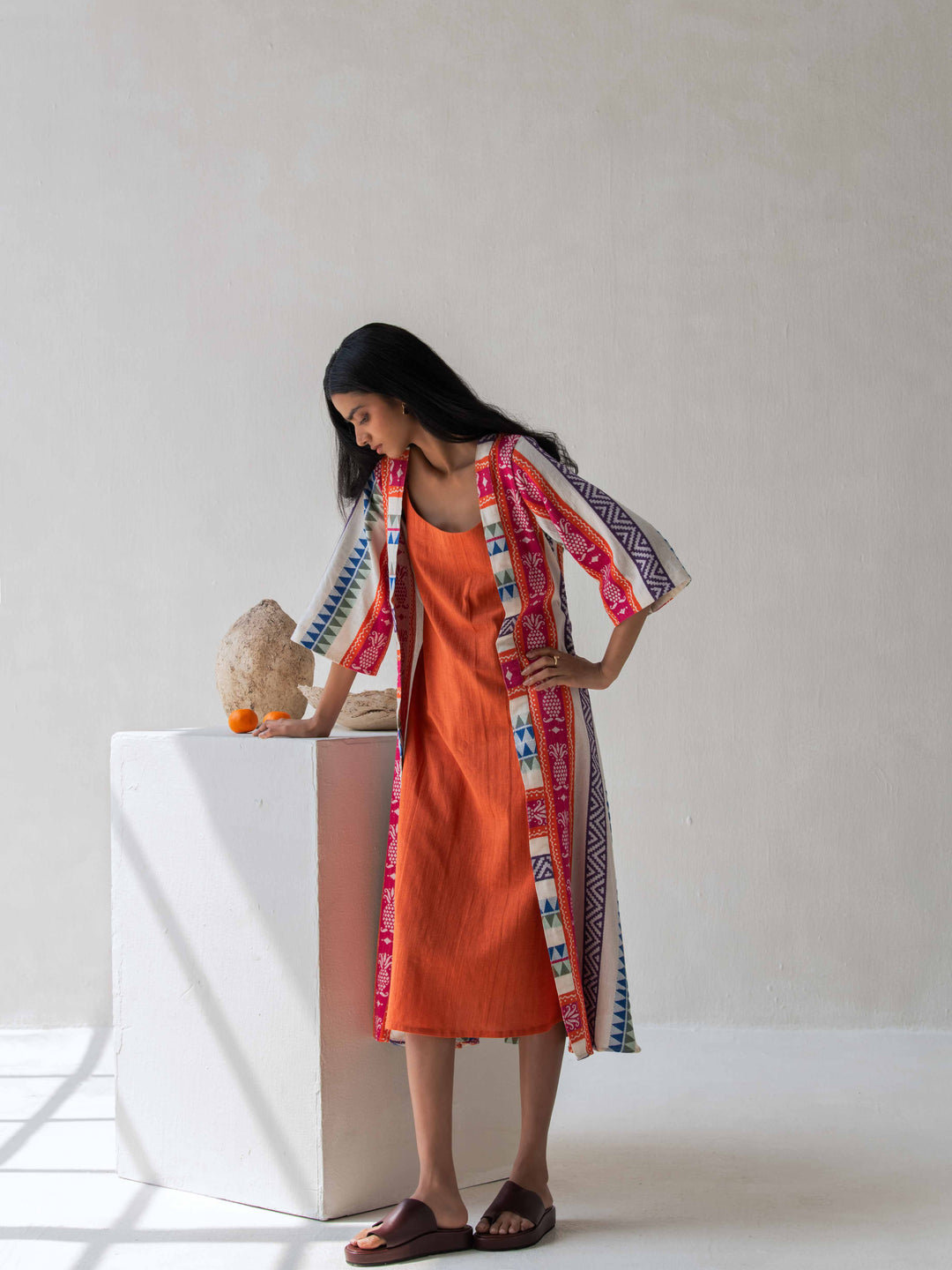 Dhwani Choksi Spaghetti Sleeve Aline Dress