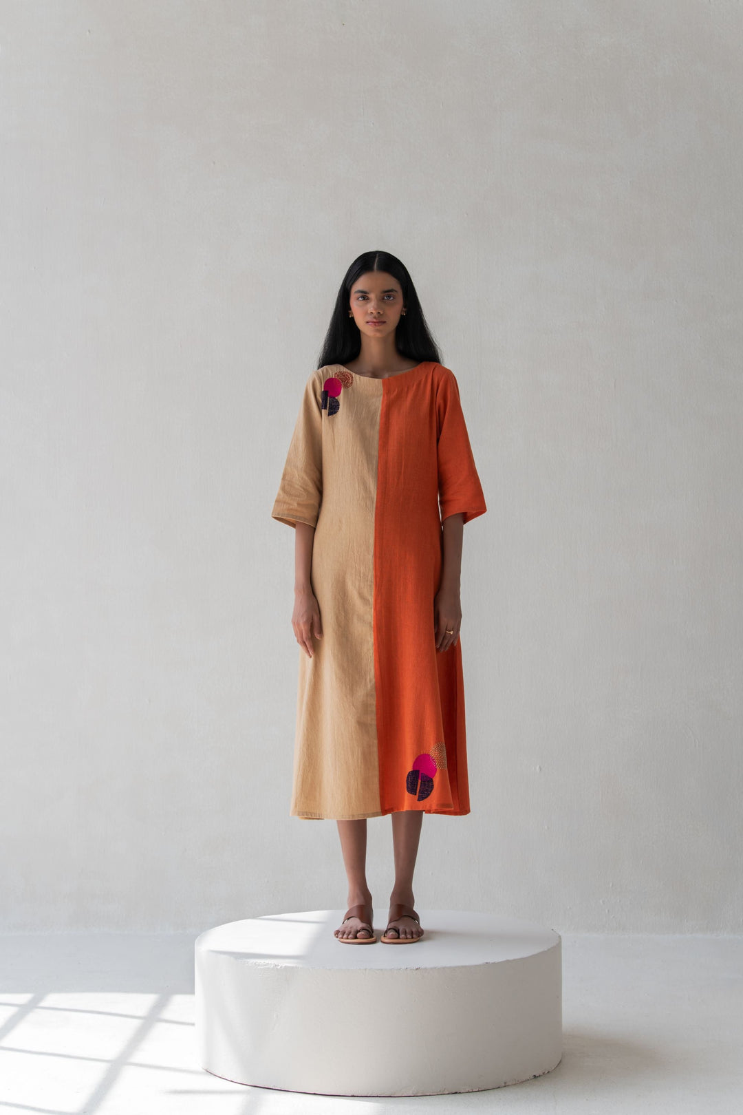 Dhwani Choksi Color-Block Dress