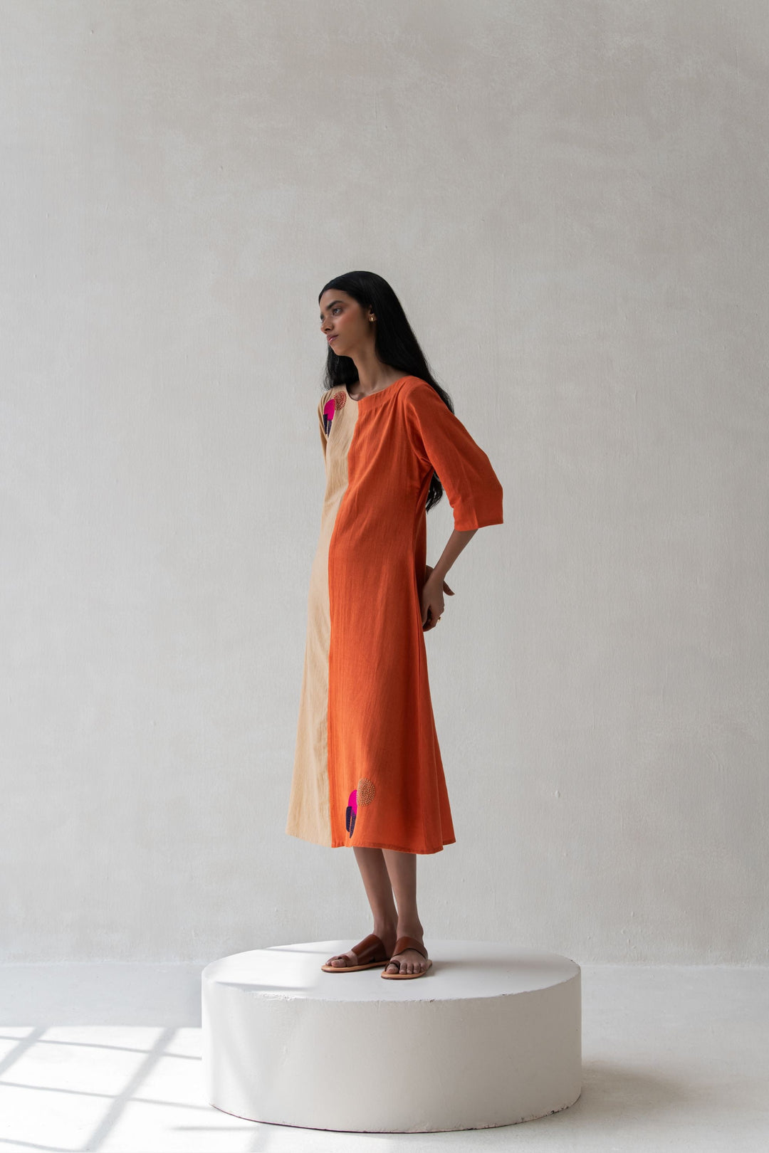 Dhwani Choksi Color-Block Dress