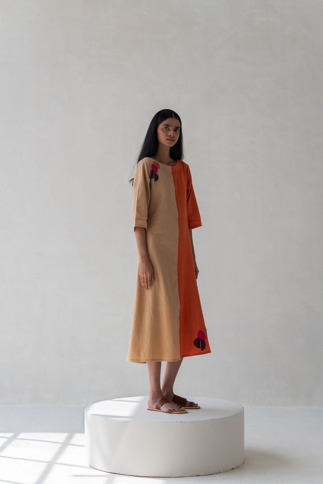 Dhwani Choksi Color-Block Dress