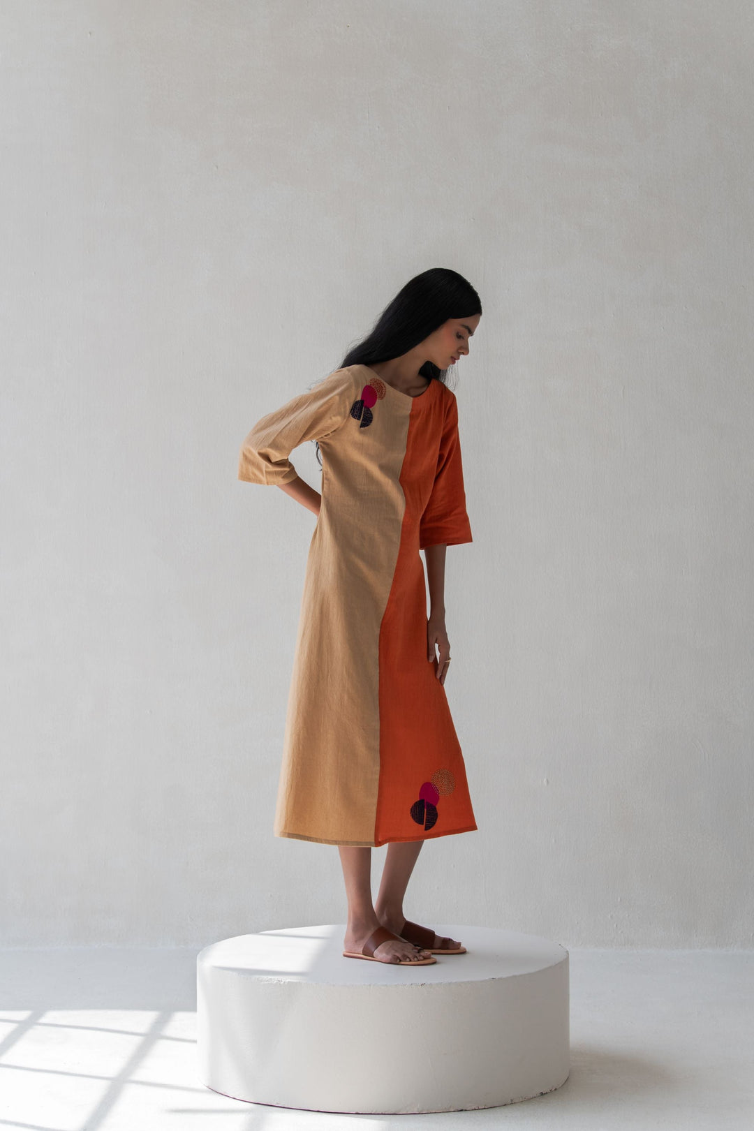 Dhwani Choksi Color-Block Dress