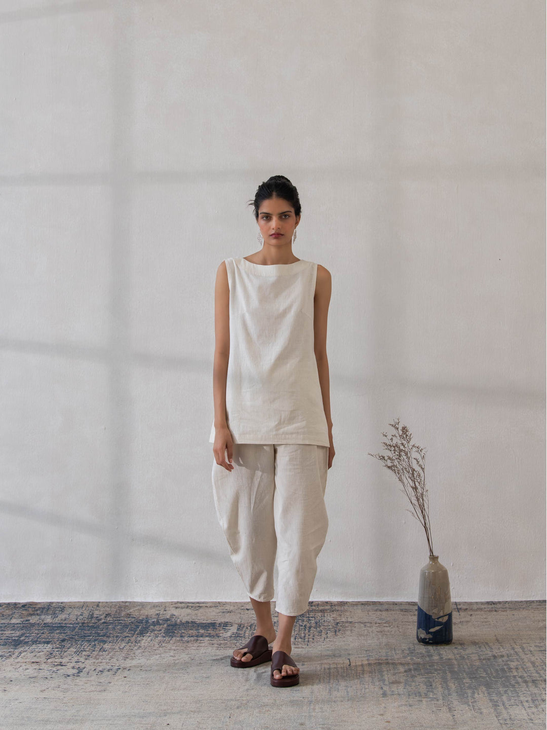 Dhwani Choksi Dhoti Pants - Off White