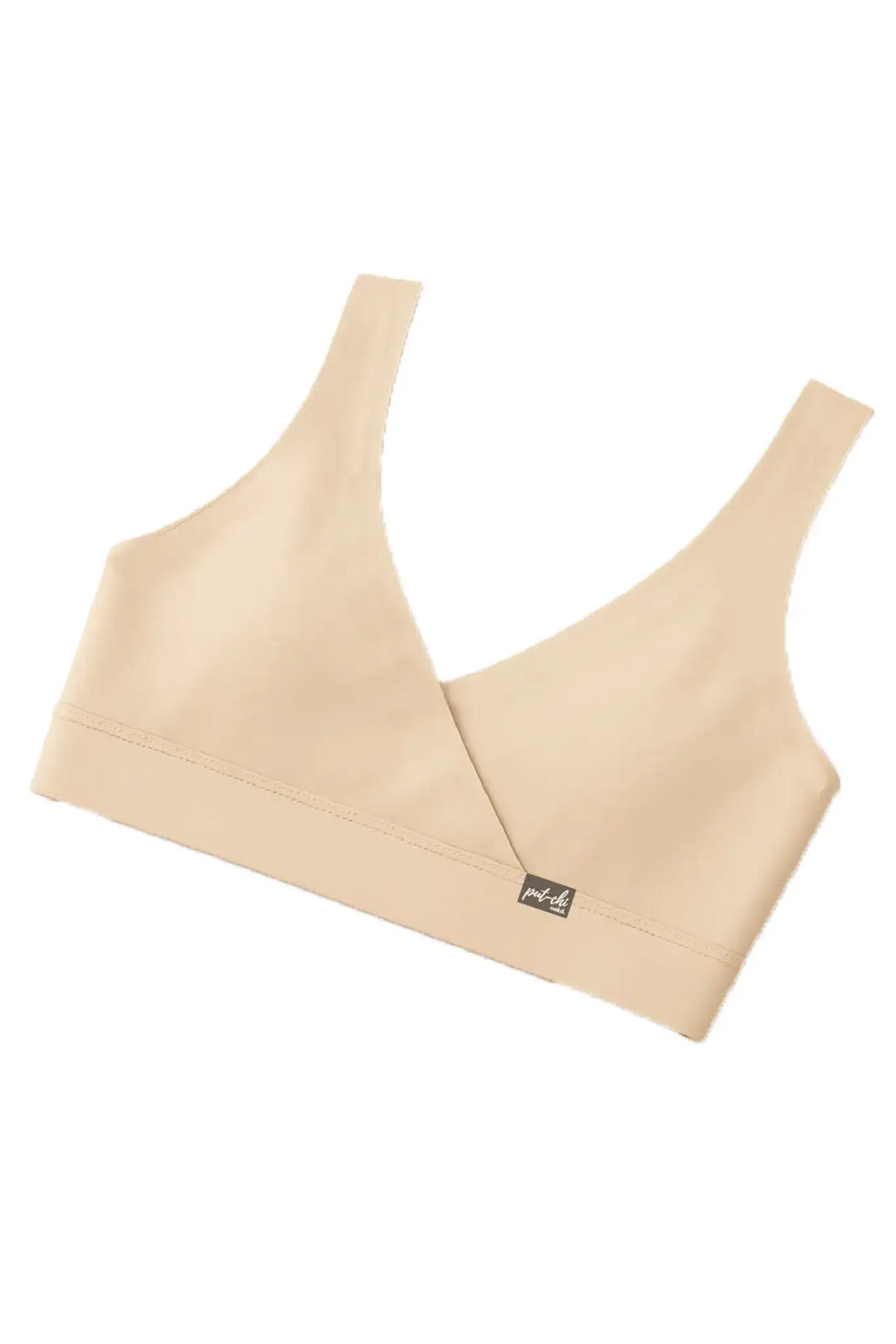 V-Neck Maternity Bamboo Bra – Winter Beige