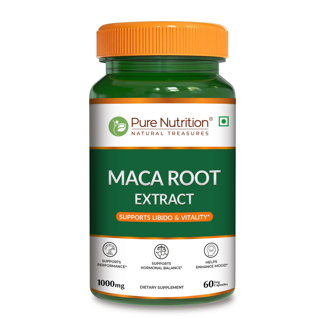 Maca Root Extract Capsules- Veg for Energy, Stamina & Hormonal Balance